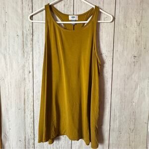 Old Navy Women's Mustard  Sleeveless RacerbackTank Top Sz M